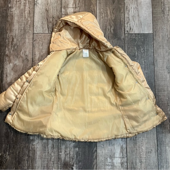 Gymboree Gold Satin Puffer Jacket - Picture 6 of 7